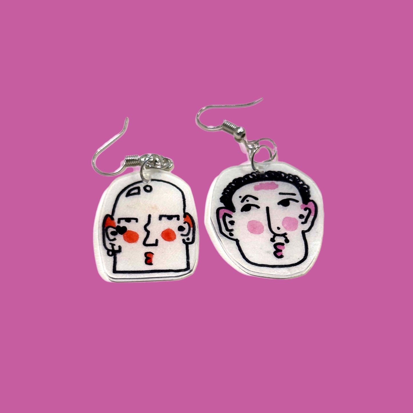 kissy gay boi earrings